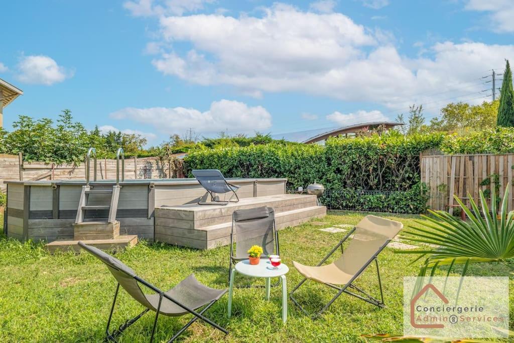 Maison A Lyon Parilly Avec Piscine, Jardin, Parking Prive & Proche Eurexpo Vénissieux Exteriör bild