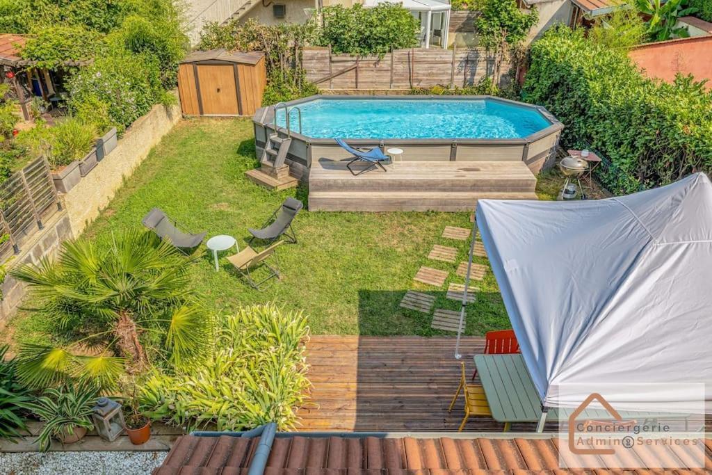 Maison A Lyon Parilly Avec Piscine, Jardin, Parking Prive & Proche Eurexpo Vénissieux Exteriör bild